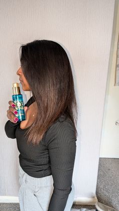 Soft,shiny, healthy looking hair 