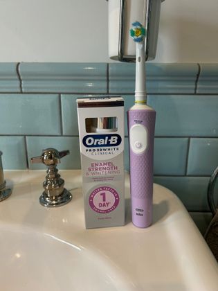 Oral B enamel strength @whitening