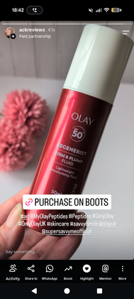Firmer, Smoother, Radiant skin with OLAY Peptides