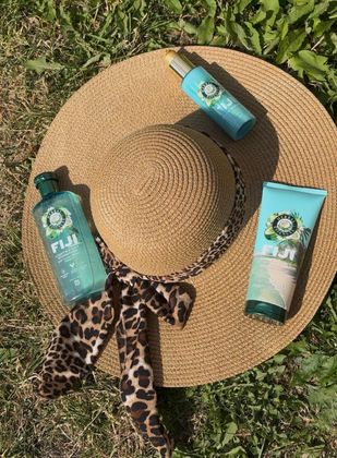 Hat hair? At least it’ll smell like a tropical paradise!