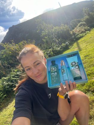On the trip with my for two long weeks Herbal Essence Fiji ❤️