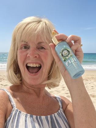 Summer Hair with Herbal Essence Fiji serum