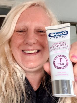 My oral b toothpaste squeeze before & after results 🤩