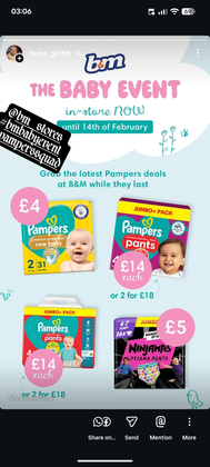 Instagram story screenshot 