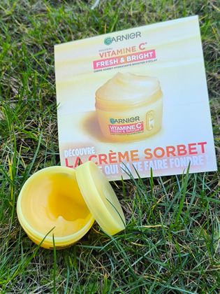 Garnier : vitamine C fresh & bright.