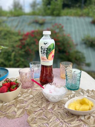 Fuze tea saveur pêche rose 