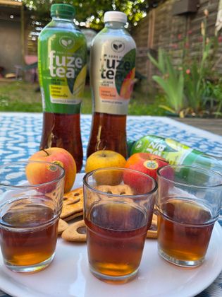 Pause goûter avec fuze tea