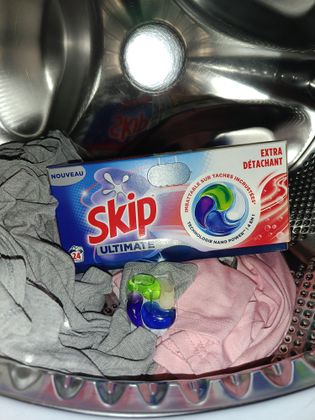 Pack reçu c'est parti pour la 1er lessive 