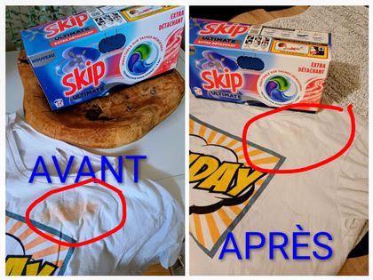 Voilà ketchup séché DÉTACHÉ 👌🏼👌🏼