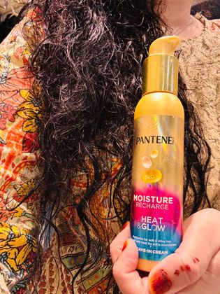 Heat and glow leave in cream amazing for my rough and frizzy hair 