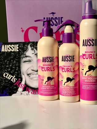 Loving the new Aussie Bouncy Curls range! These products are perfect for defining my curls and adding some extra shine.
