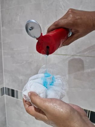 This shower gel pours well and lathers even better for that clean feeling.